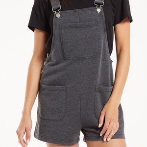 Camo cotton shorts overalls